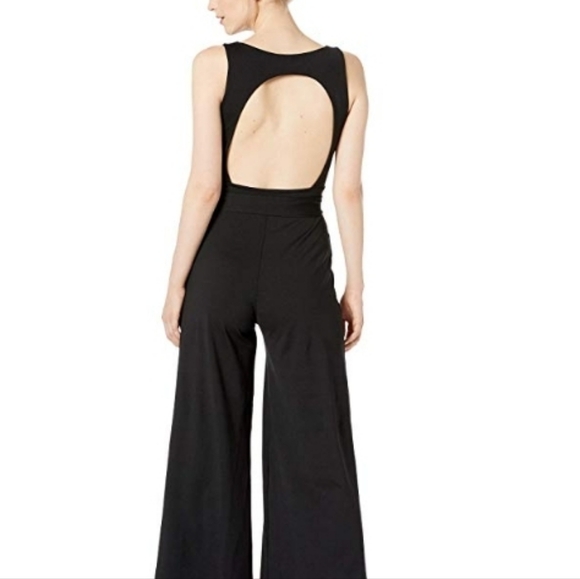 Susana Monaco Open Back Sleeveless Jumpsuit Black, Size M - Picture 3 of 3